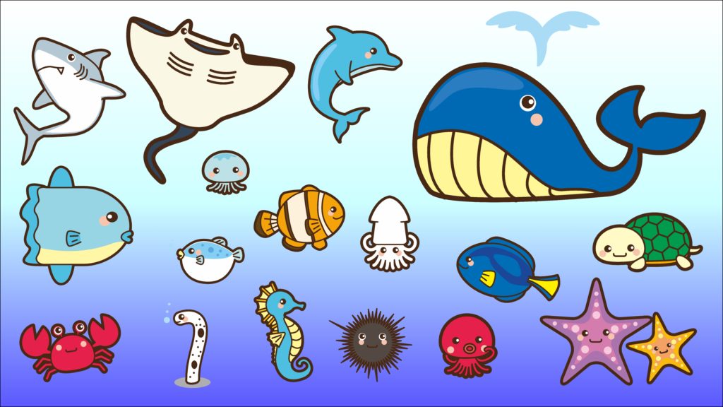 Stay Home With The Sea 海の生き物のイラスト を募集します 海と日本project In いしかわ